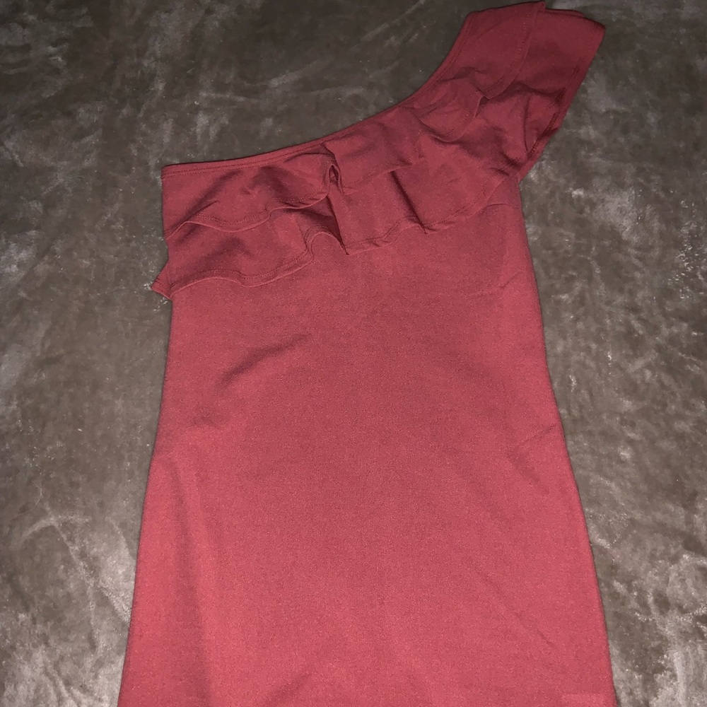 One shoulder dress
